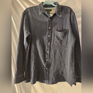 Daniel Cremieux‎ Shirt L Blue Long Sleeve Button Down 100% Cotton